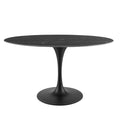 Lippa 54" Oval Faux Marble Dining Table by Modway