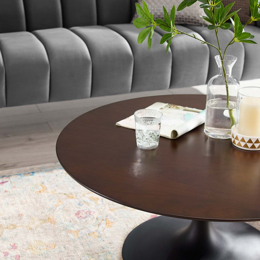 Lippa 36" Round Wood Coffee Table by Modway