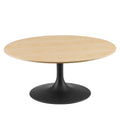 Lippa 36" Round Wood Coffee Table by Modway