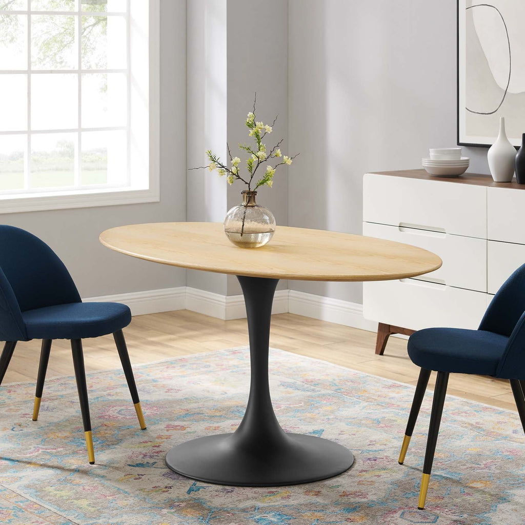 Lippa 60" Oval Wood Dining Table by Modway