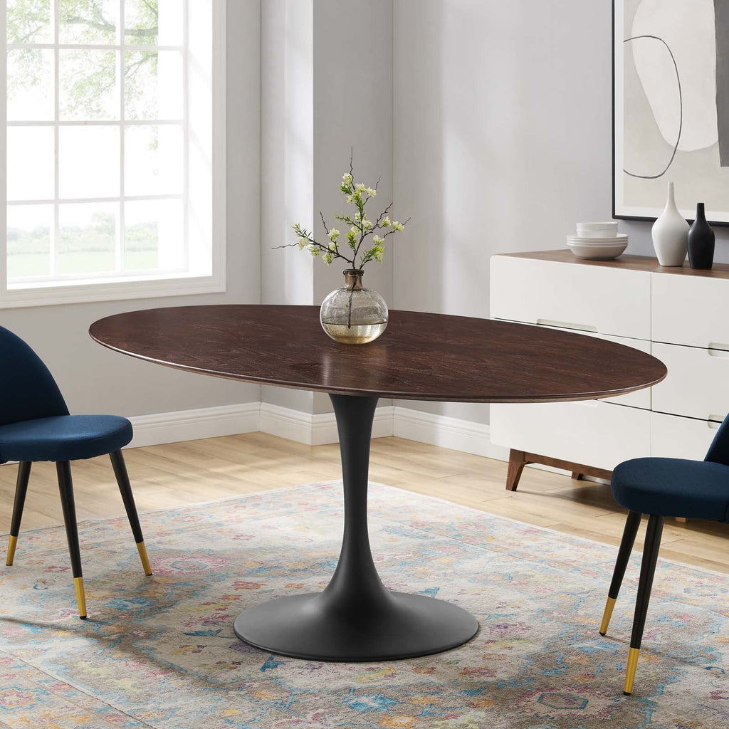 Lippa 78" Oval Wood Dining Table by Modway