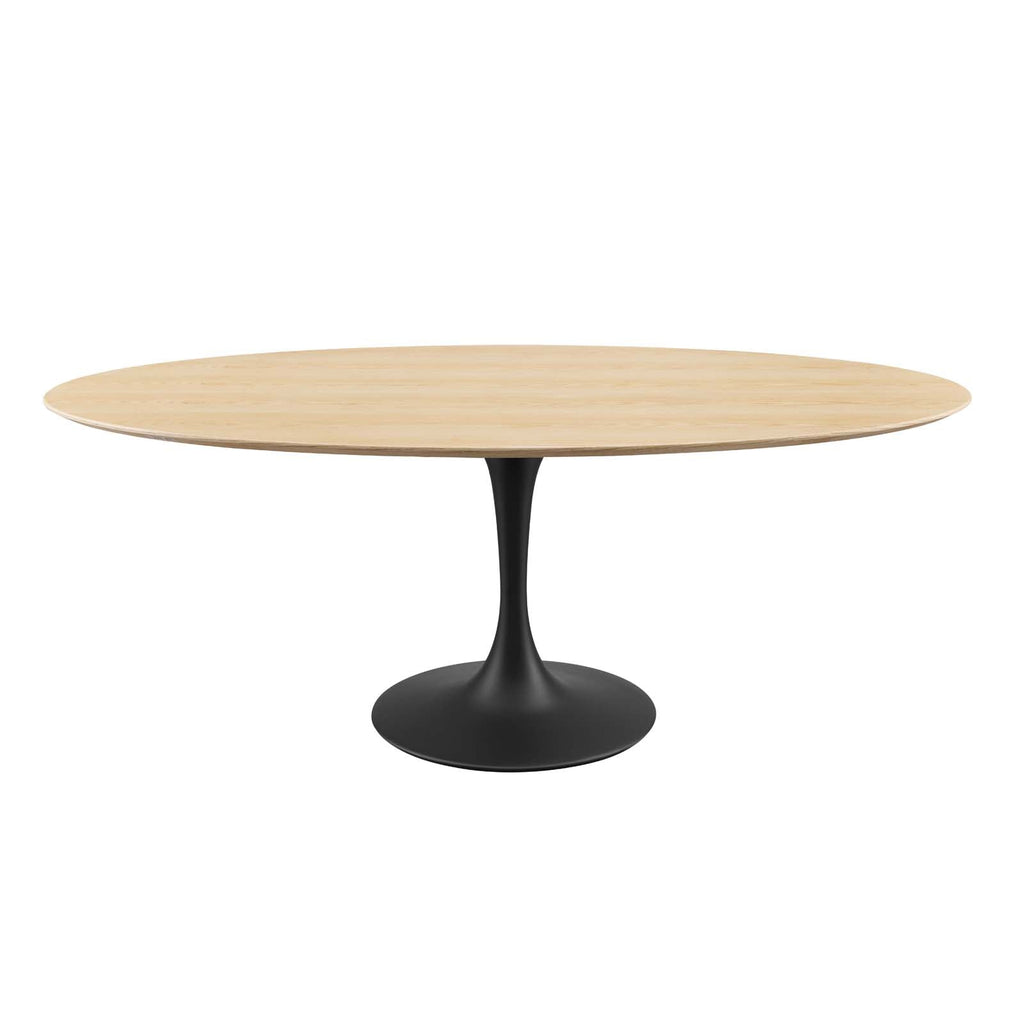 Lippa 78" Oval Wood Dining Table by Modway