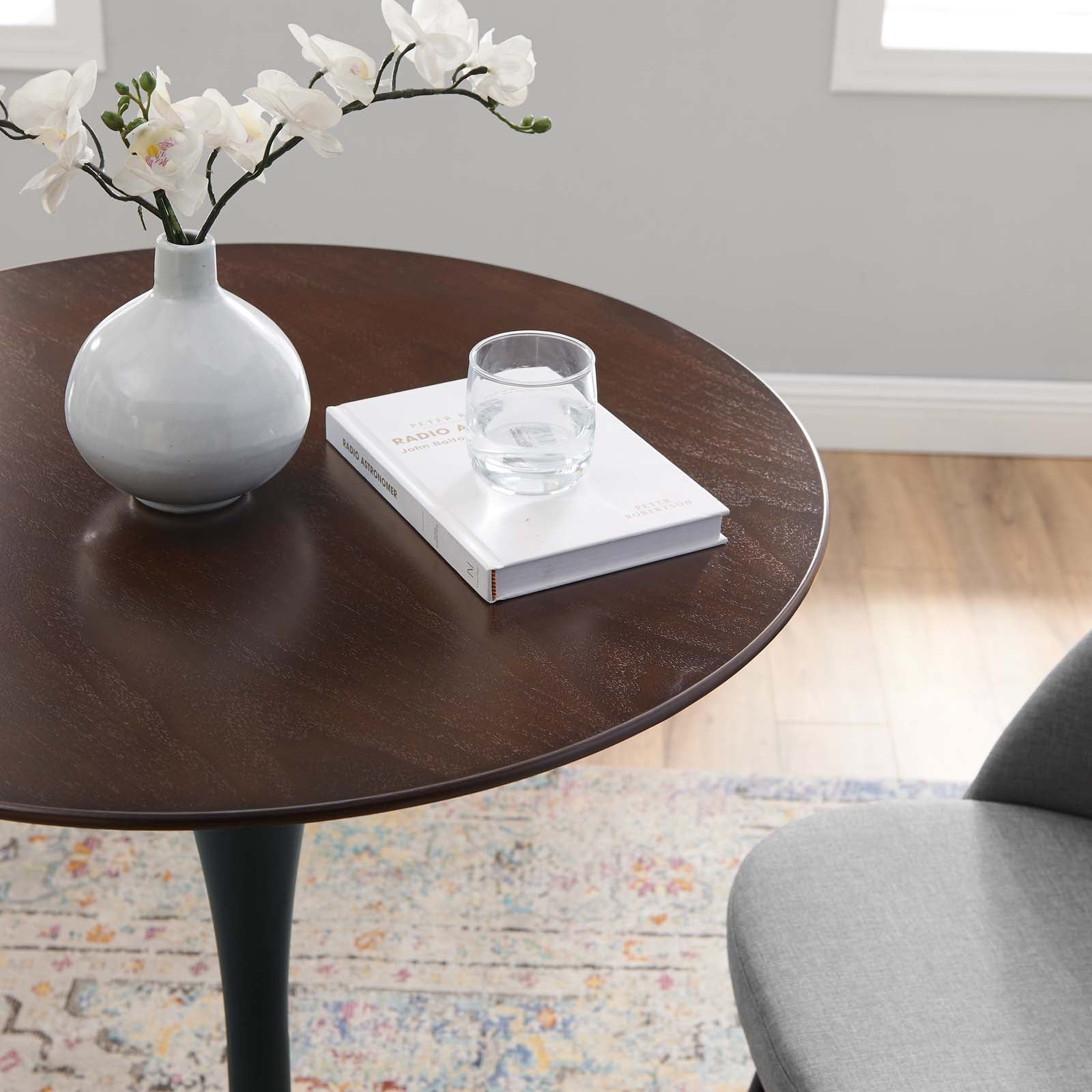 Lippa 28" Round Wood Bar Table by Modway