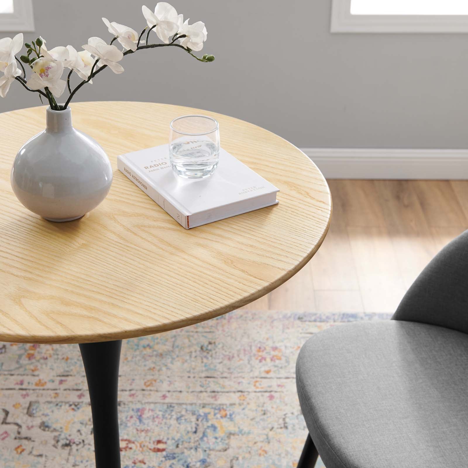 Lippa 28" Round Wood Bar Table by Modway