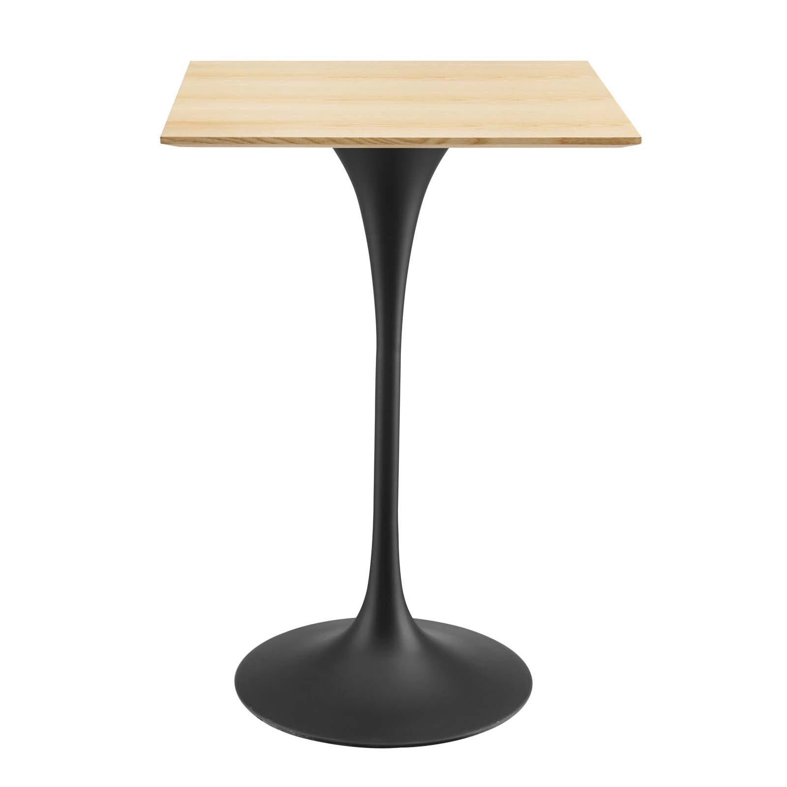 Lippa 28" Square Wood Bar Table by Modway