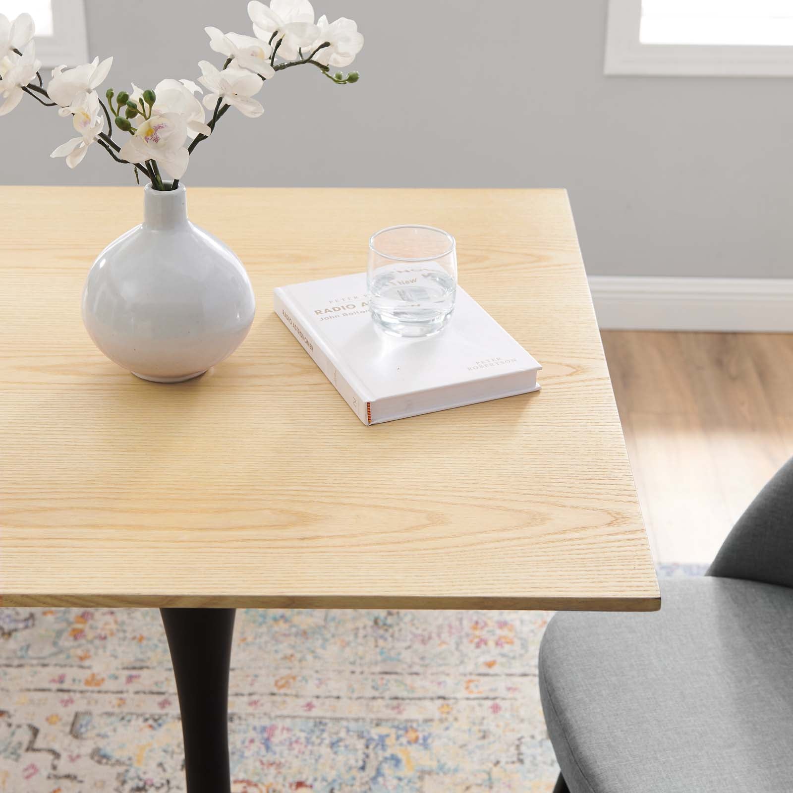 Lippa 28" Square Wood Bar Table by Modway