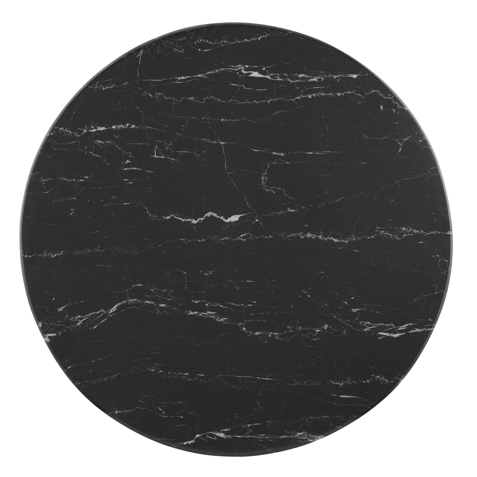 Lippa 28" Round Faux Marble Bar Table by Modway