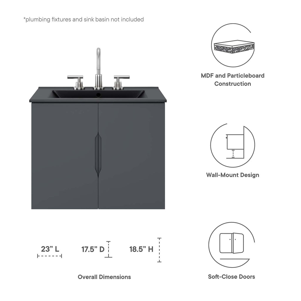 Vitality 24" Bathroom Vanity Cabinet (Sink Basin Not Included) by Modway