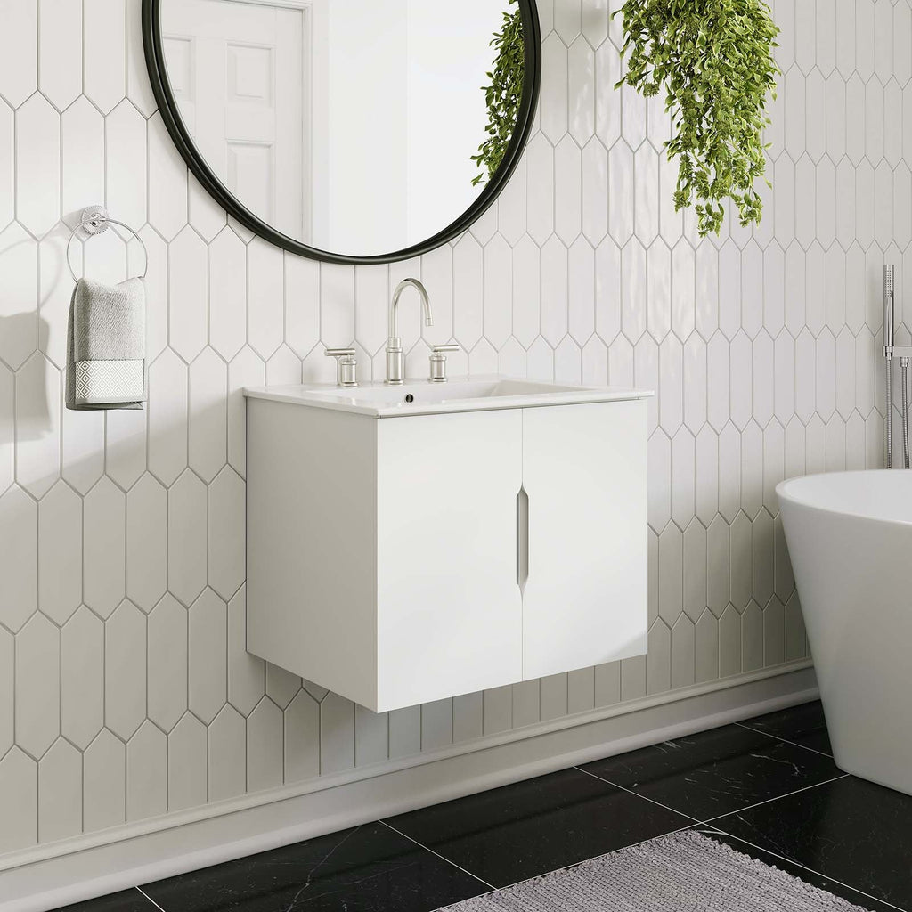 Vitality 24" Bathroom Vanity Cabinet (Sink Basin Not Included) by Modway