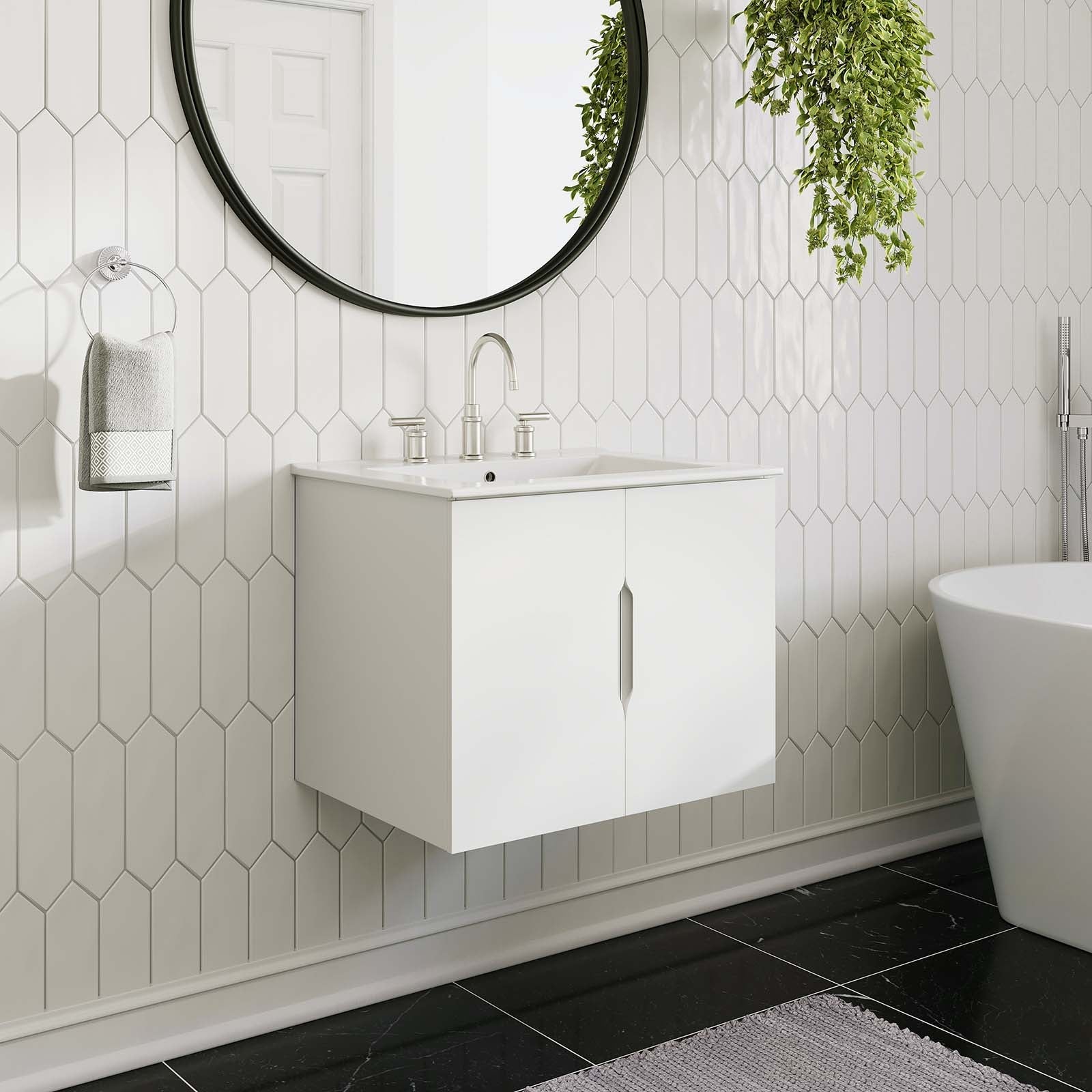 Vitality 24" Bathroom Vanity Cabinet (Sink Basin Not Included) by Modway