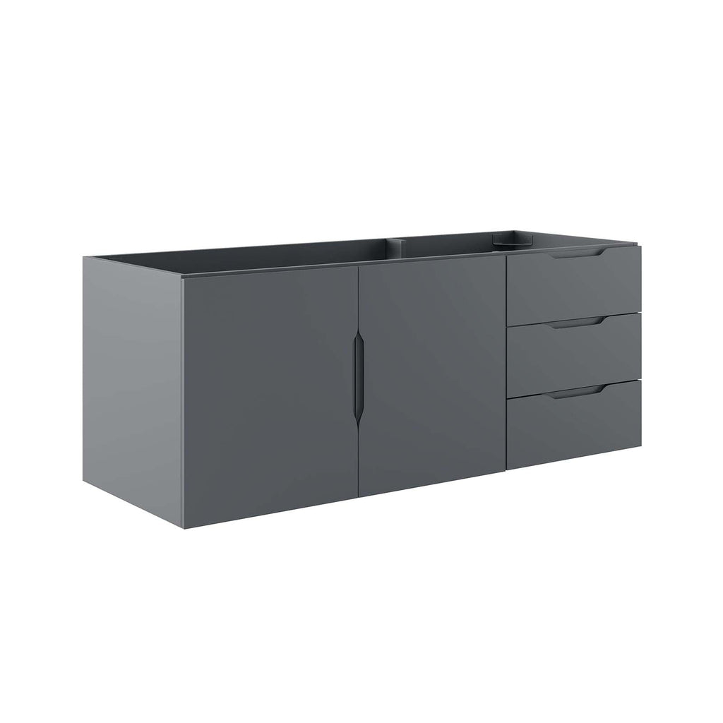 Vitality 48" Double or Single Sink Compatible (Not Included) Bathroom Vanity Cabinet by Modway