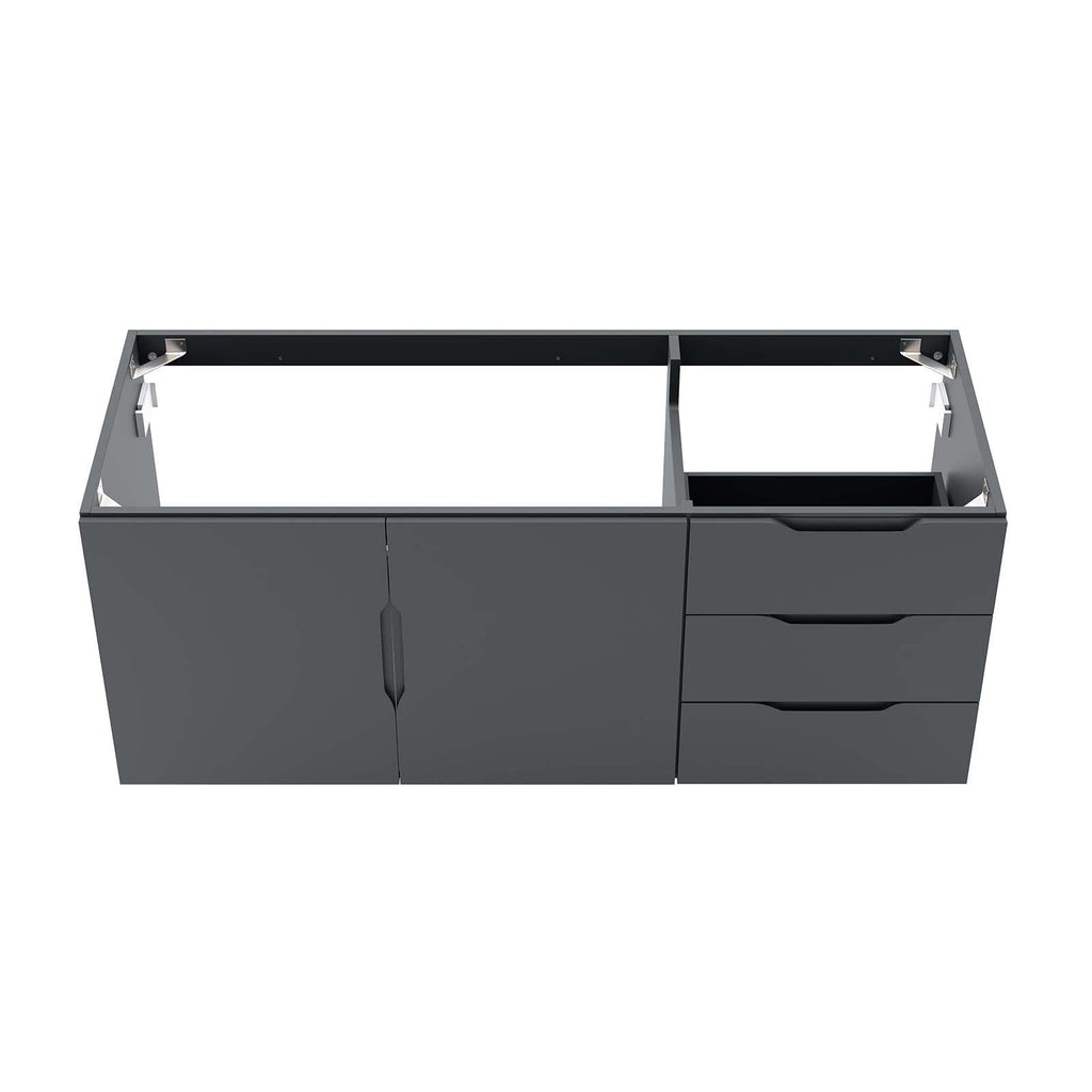 Vitality 48" Double or Single Sink Compatible (Not Included) Bathroom Vanity Cabinet by Modway