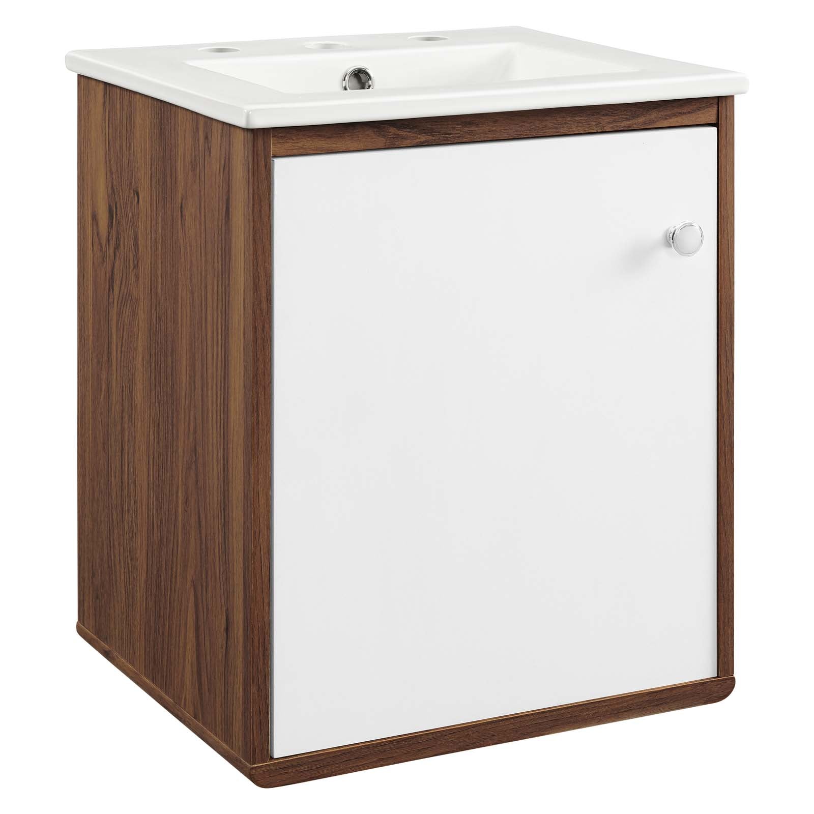 Transmit 18" Wall-Mount Bathroom Vanity by Modway