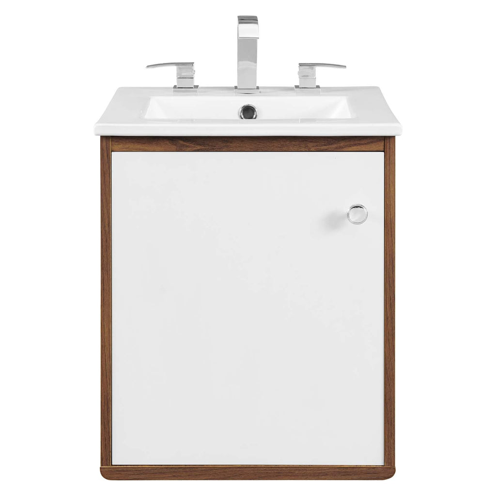 Transmit 18" Wall-Mount Bathroom Vanity by Modway