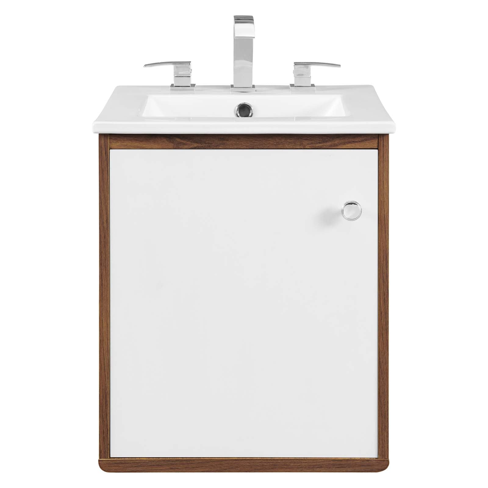 Transmit 18" Wall-Mount Bathroom Vanity by Modway