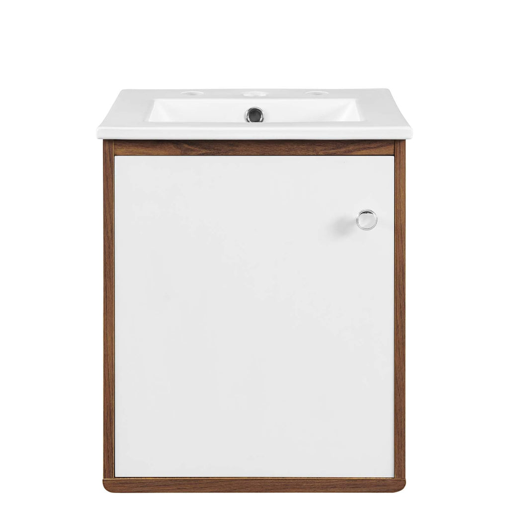 Transmit 18" Wall-Mount Bathroom Vanity by Modway
