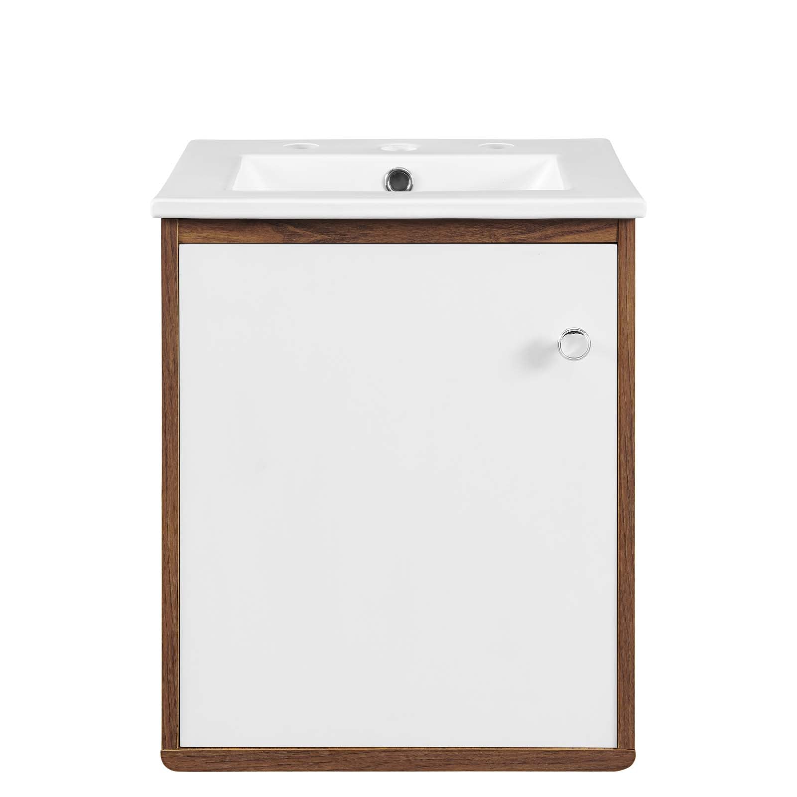 Transmit 18" Wall-Mount Bathroom Vanity by Modway