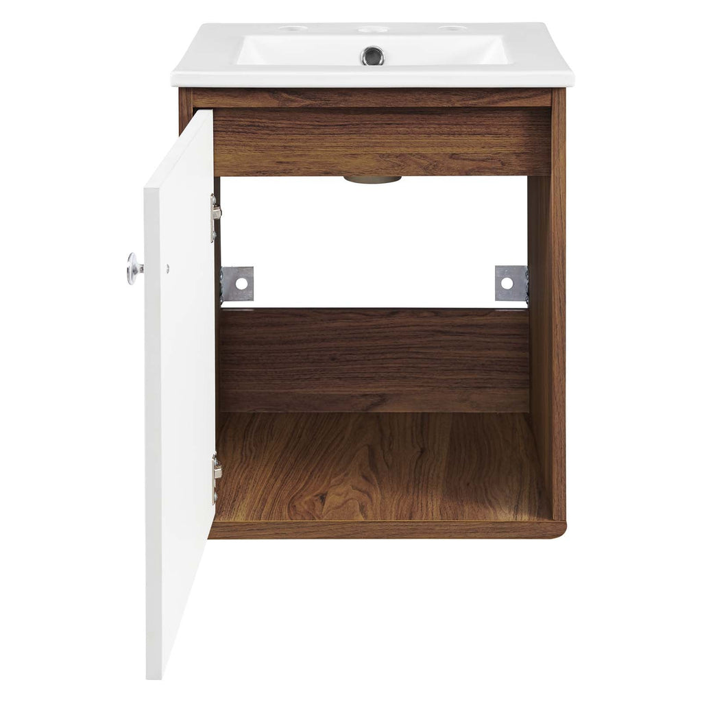 Transmit 18" Wall-Mount Bathroom Vanity by Modway