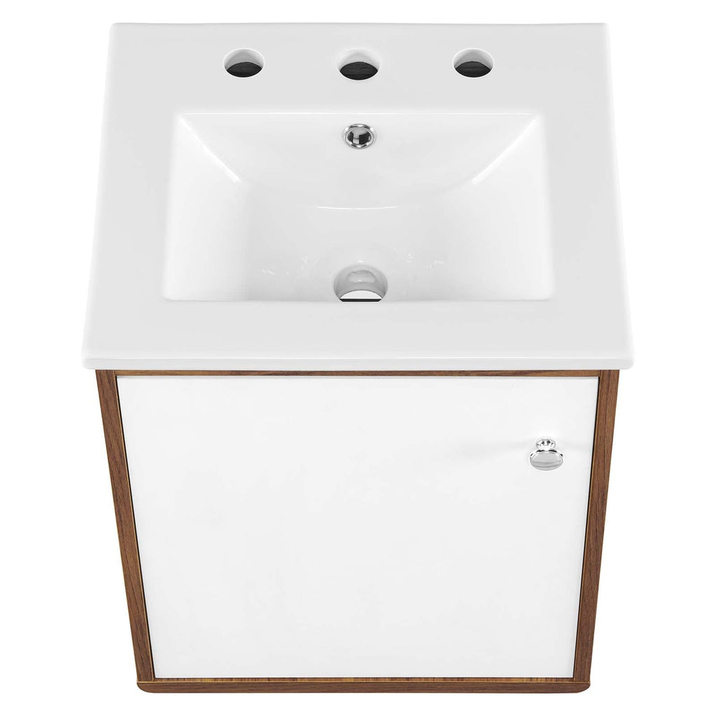 Transmit 18" Wall-Mount Bathroom Vanity by Modway