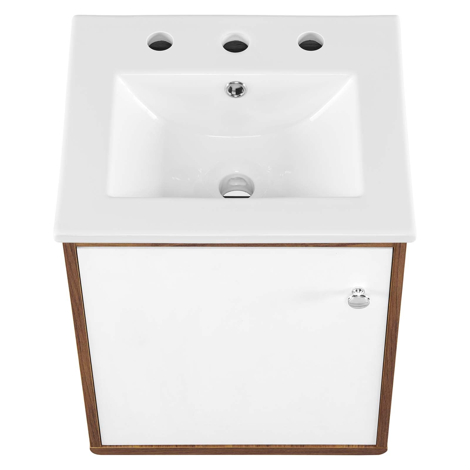Transmit 18" Wall-Mount Bathroom Vanity by Modway