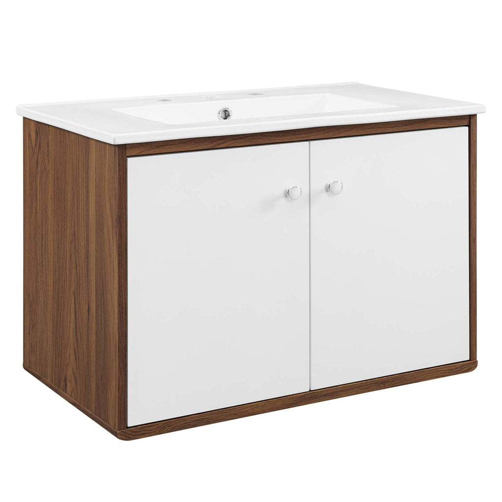 Transmit 30" Wall-Mount Bathroom Vanity by Modway