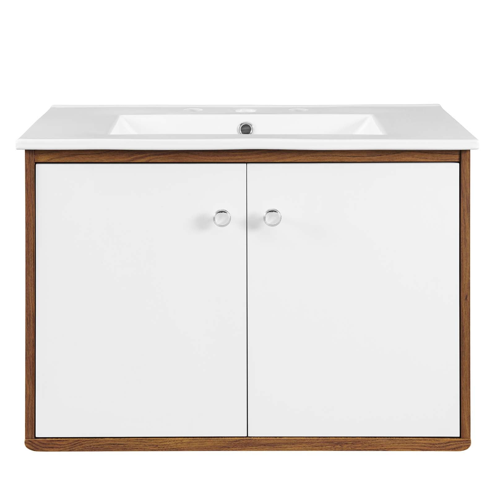 Transmit 30" Wall-Mount Bathroom Vanity by Modway