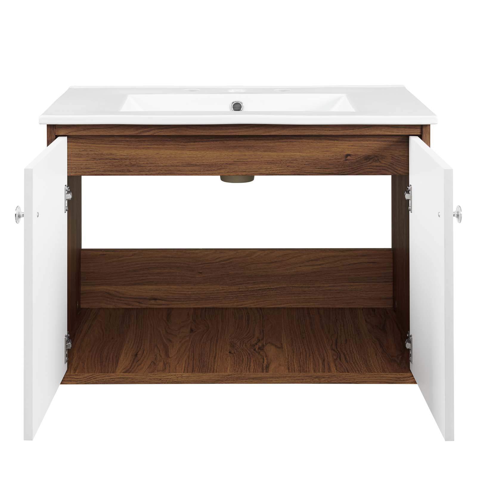 Transmit 30" Wall-Mount Bathroom Vanity by Modway