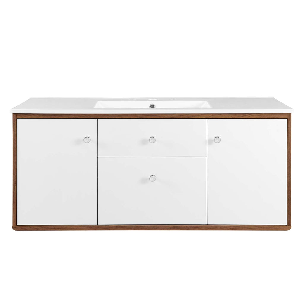 Transmit 48" Wall-Mount Bathroom Vanity by Modway