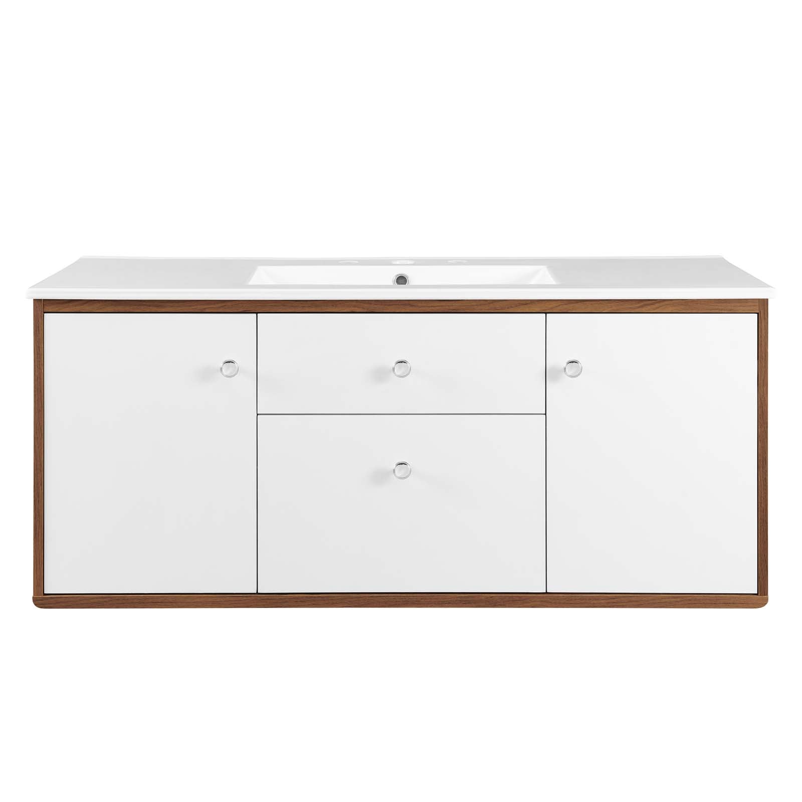 Transmit 48" Wall-Mount Bathroom Vanity by Modway