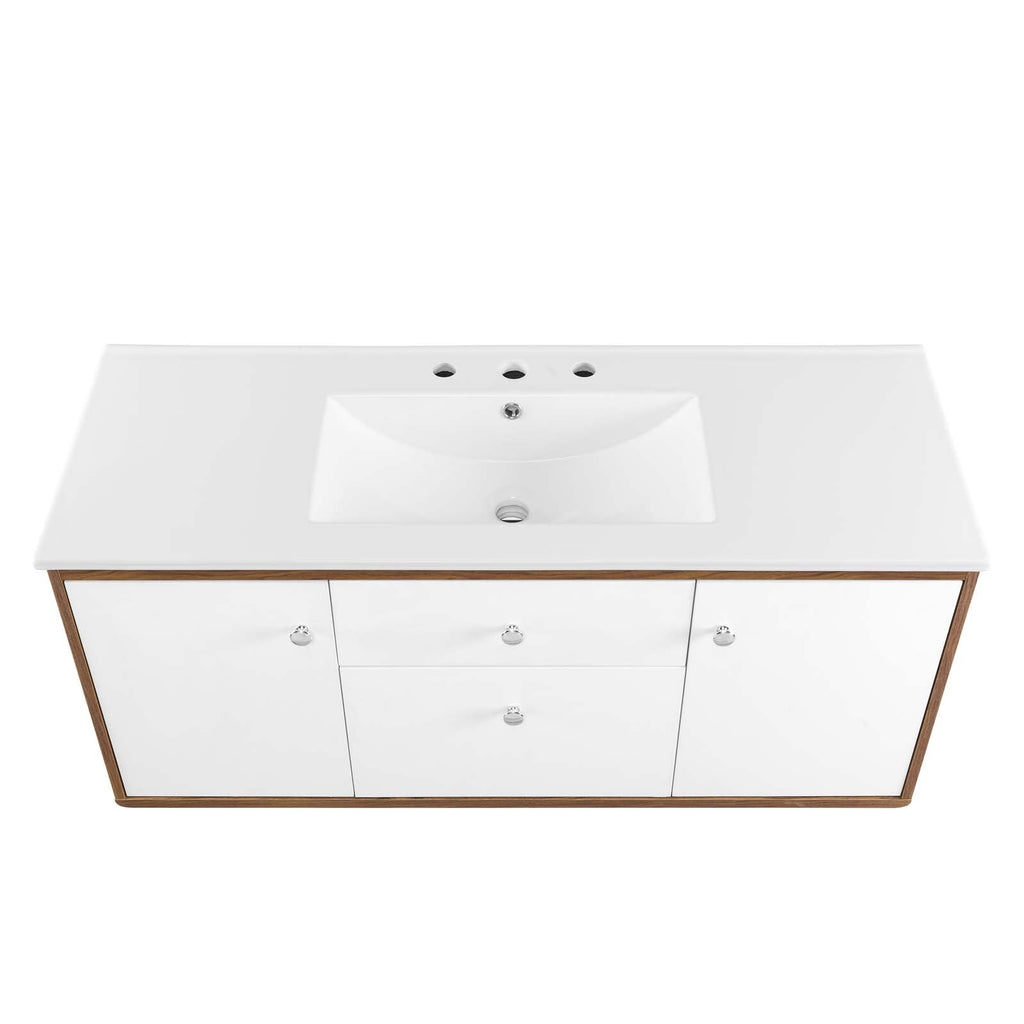 Transmit 48" Wall-Mount Bathroom Vanity by Modway