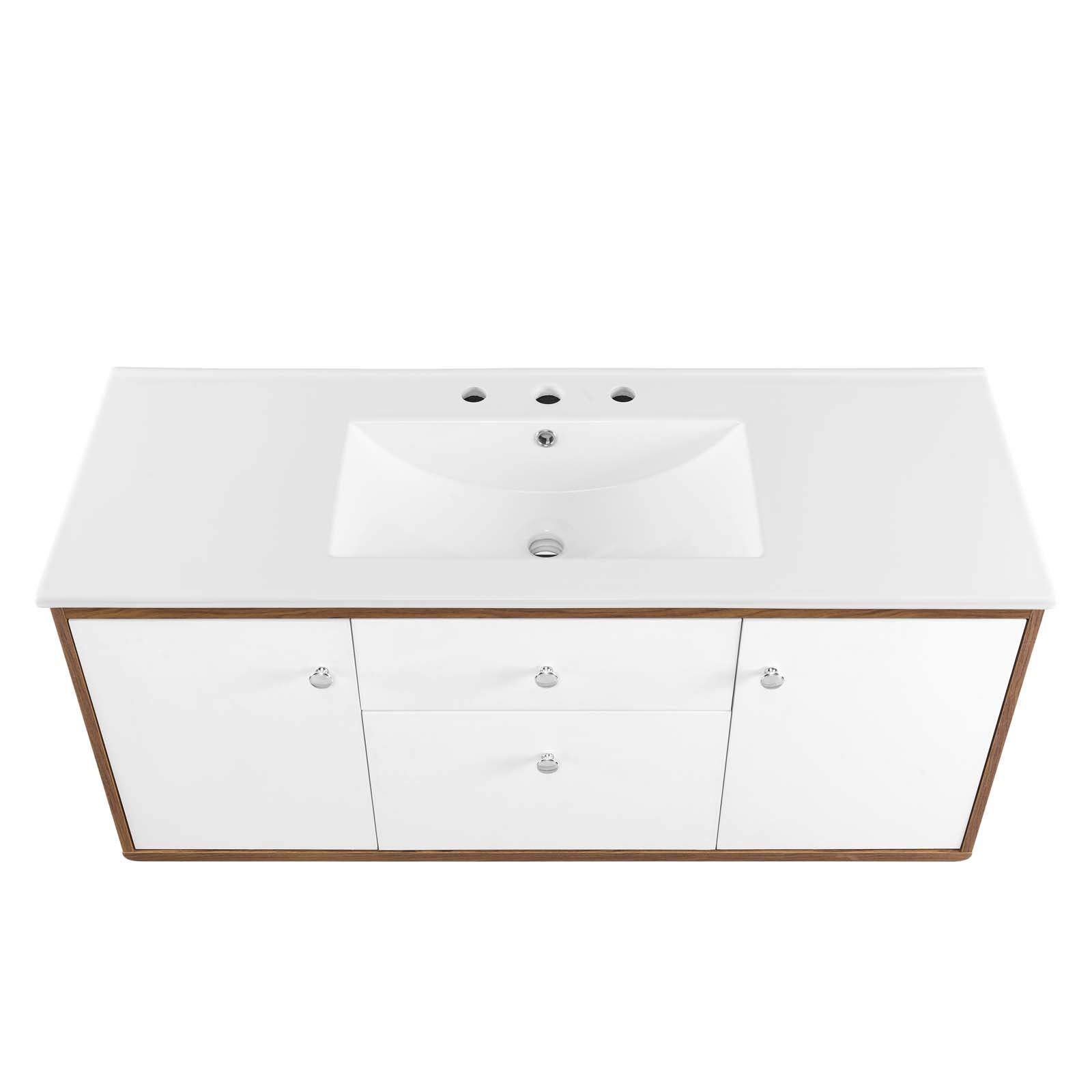 Transmit 48" Wall-Mount Bathroom Vanity by Modway