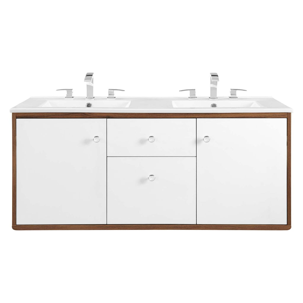 Transmit 48" Wall-Mount Bathroom Vanity by Modway
