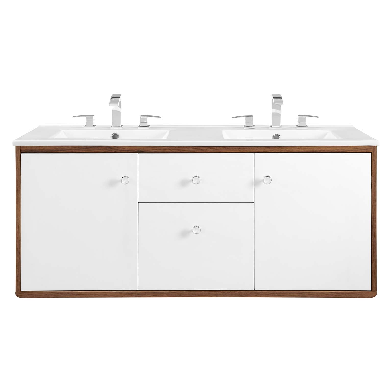 Transmit 48" Wall-Mount Bathroom Vanity by Modway