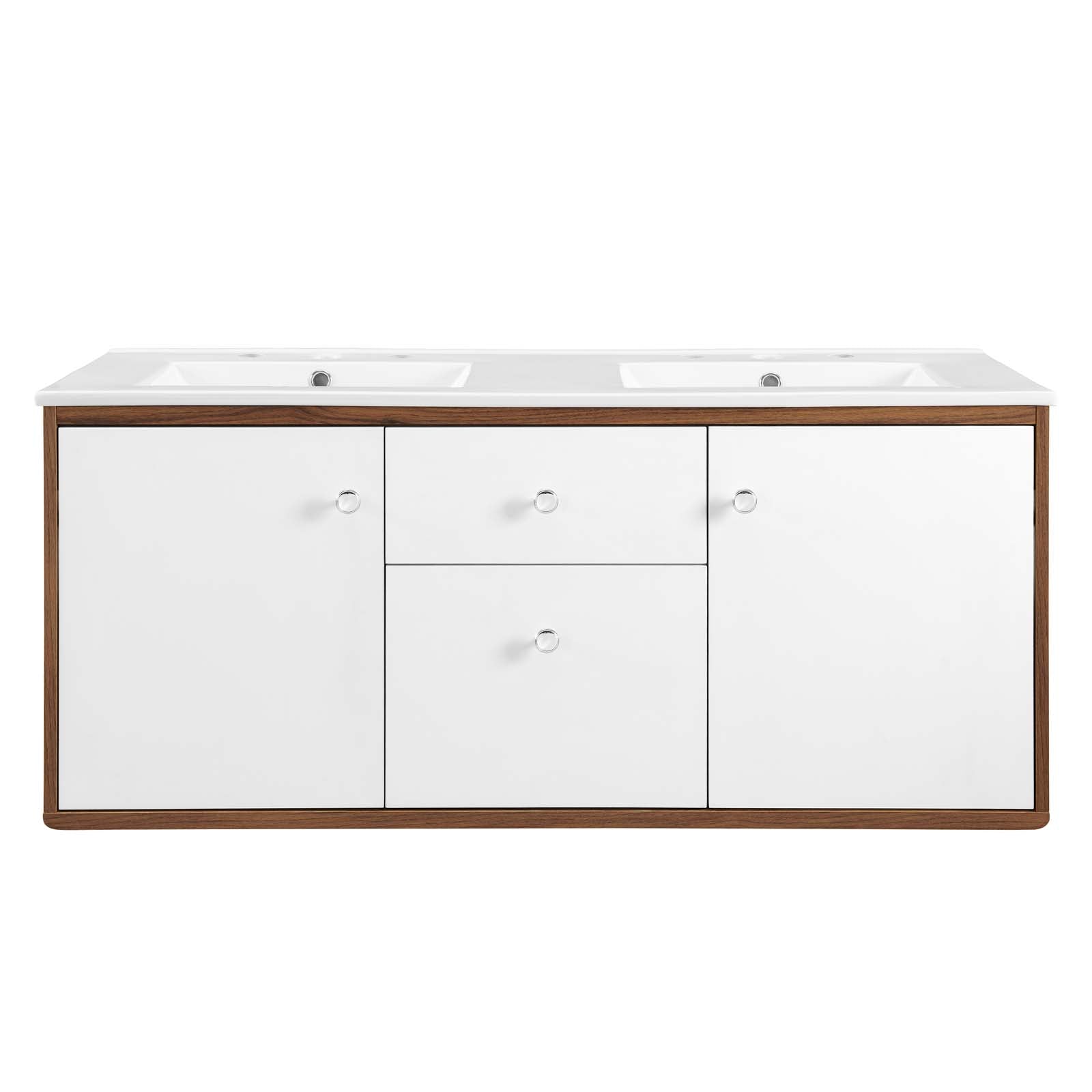 Transmit 48" Wall-Mount Bathroom Vanity by Modway