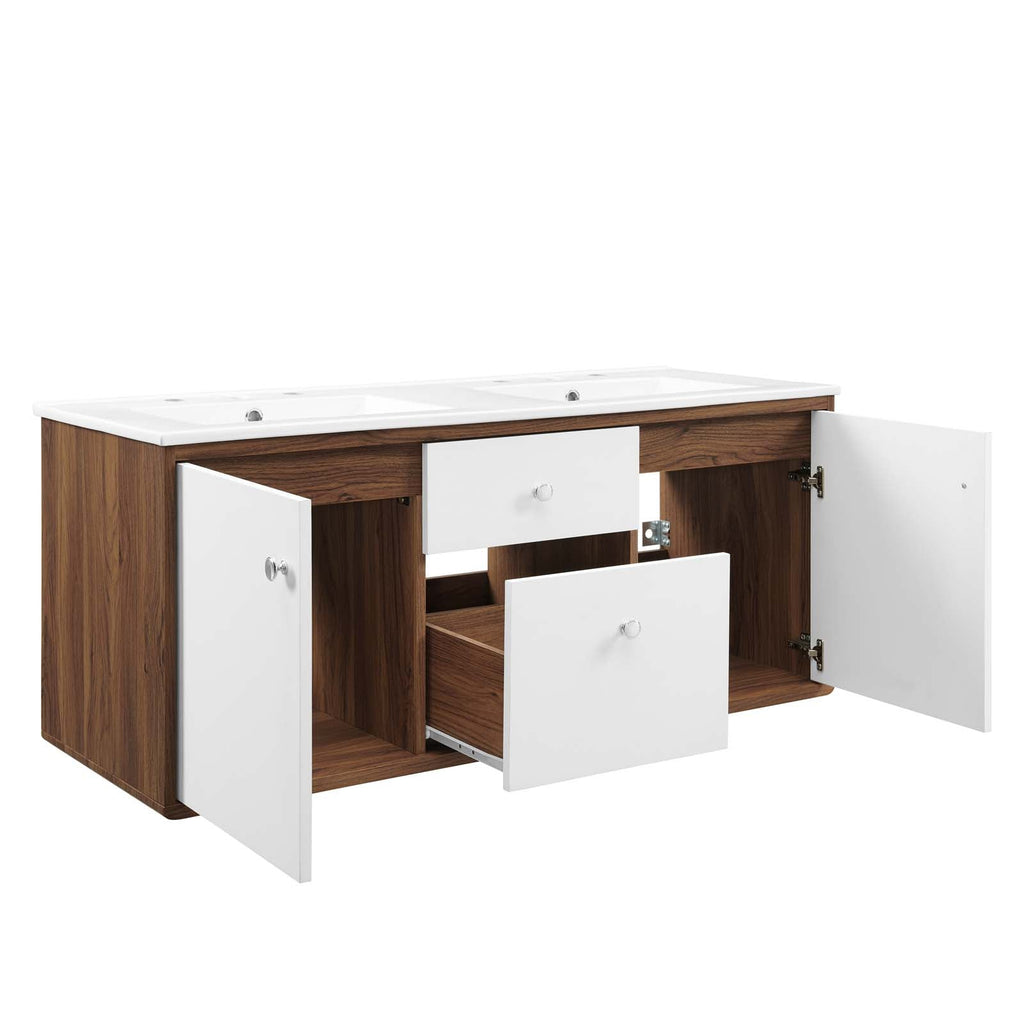 Transmit 48" Wall-Mount Bathroom Vanity by Modway