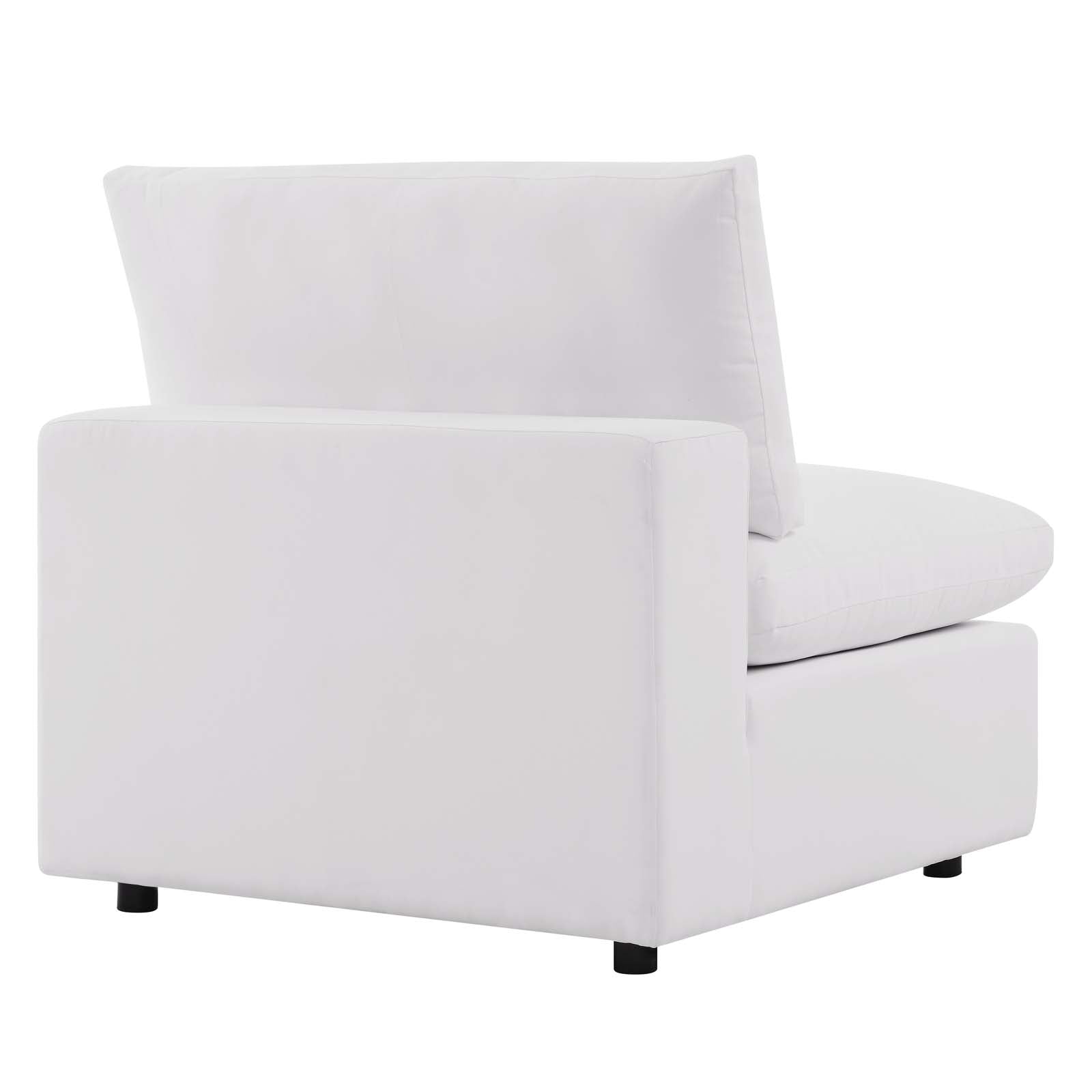 Commix Overstuffed Outdoor Patio Armless Chair by Modway
