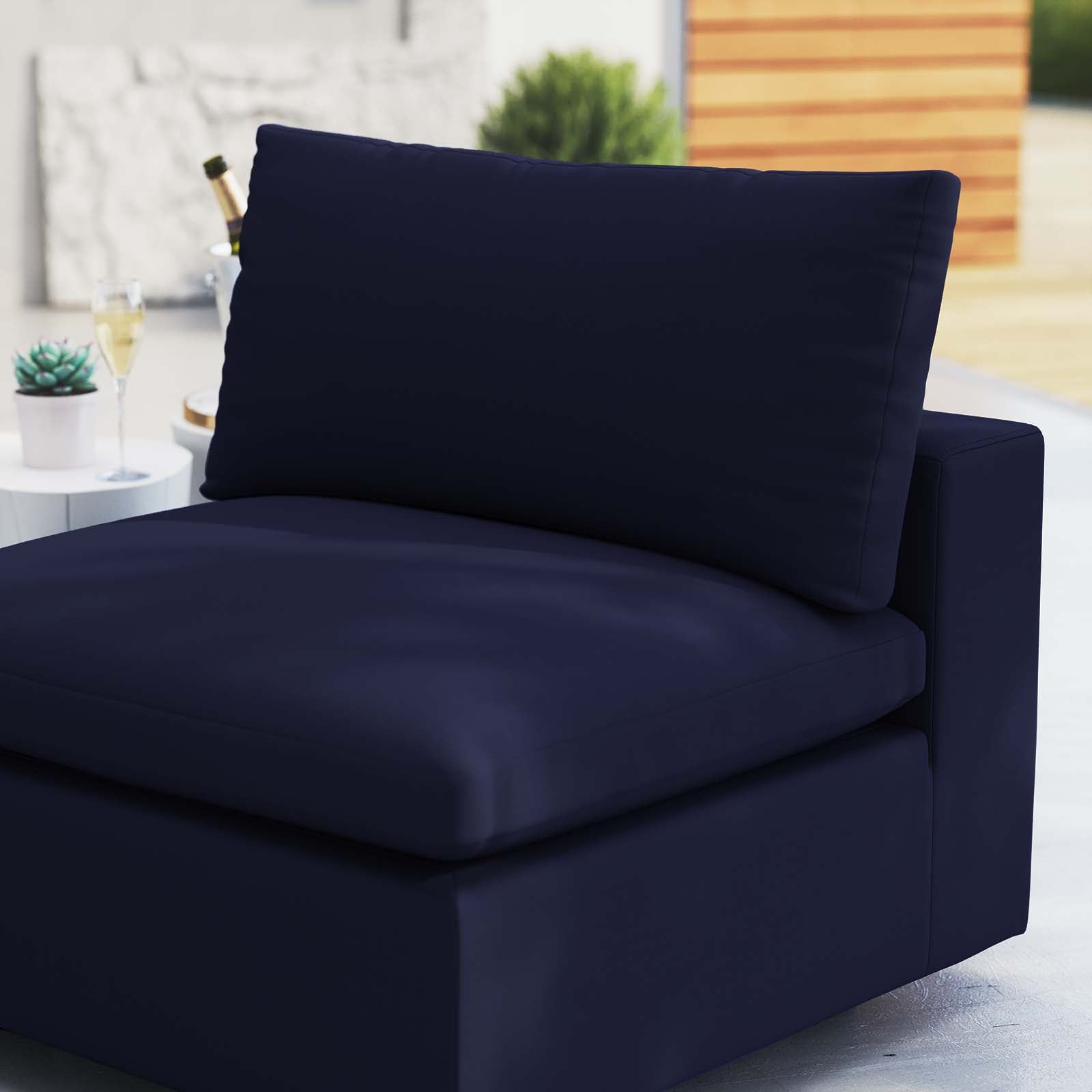Commix Sunbrella¨ Outdoor Patio Armless Chair by Modway