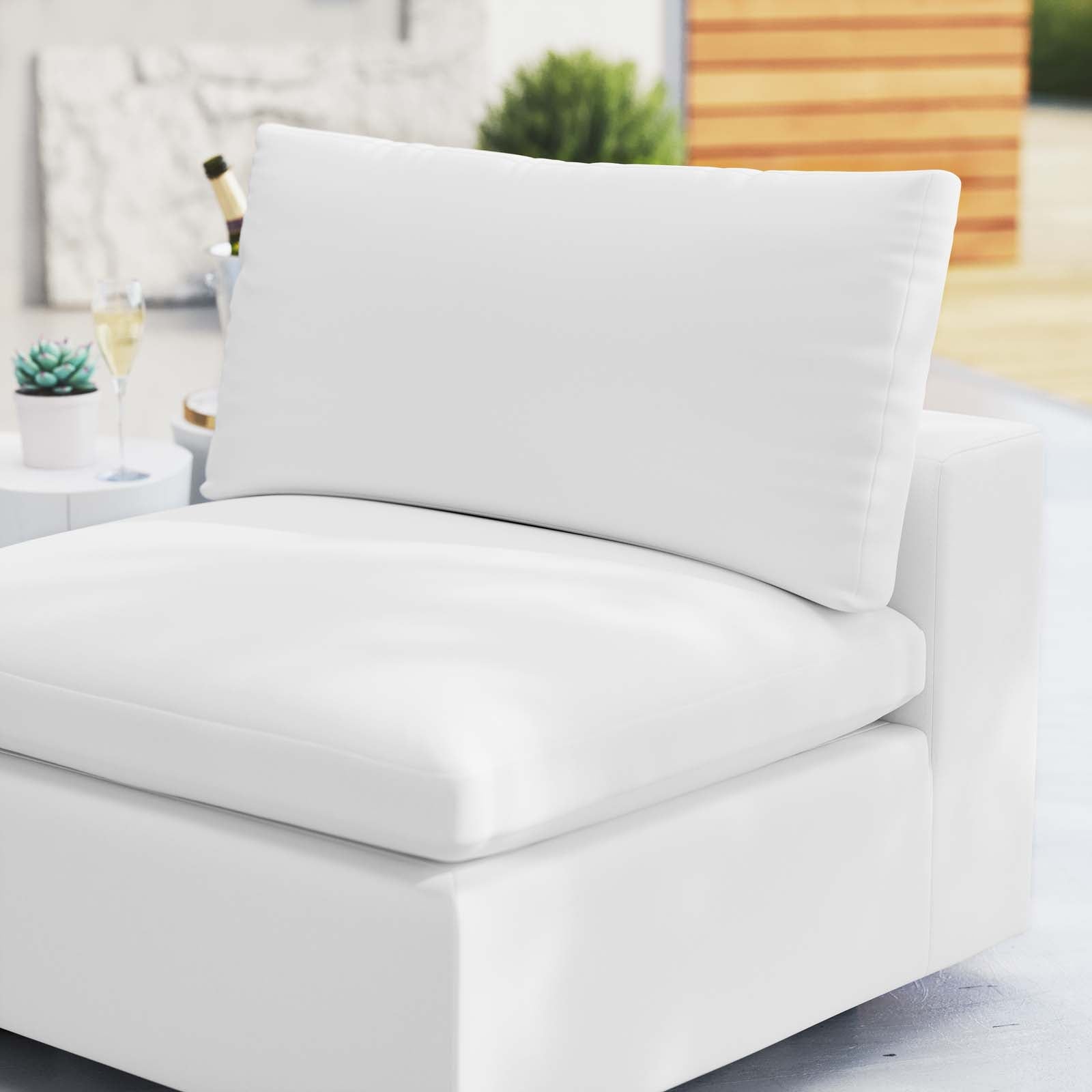 Commix Sunbrella¨ Outdoor Patio Armless Chair by Modway