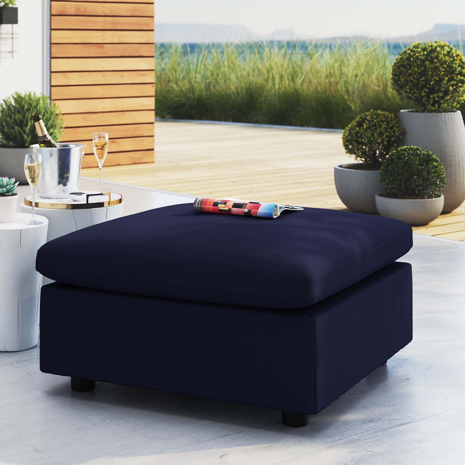 Commix Sunbrella¨ Outdoor Patio Ottoman by Modway