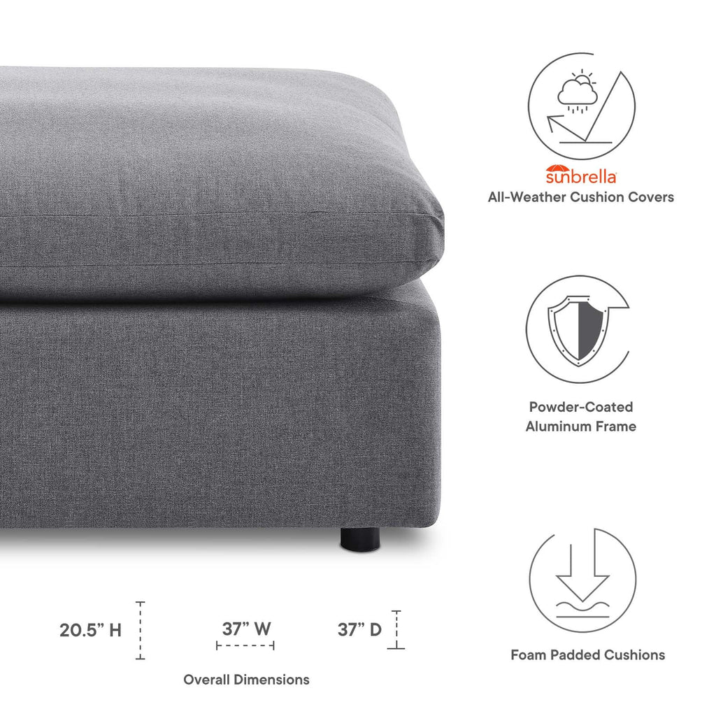 Commix Sunbrella¨ Outdoor Patio Ottoman by Modway