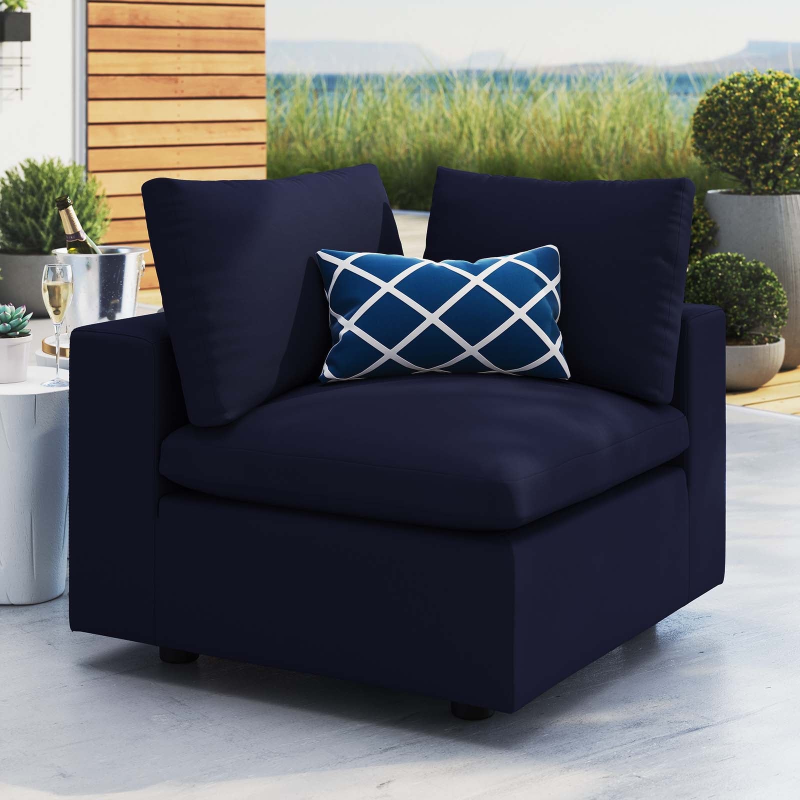 Commix Sunbrella¨ Outdoor Patio Corner Chair by Modway