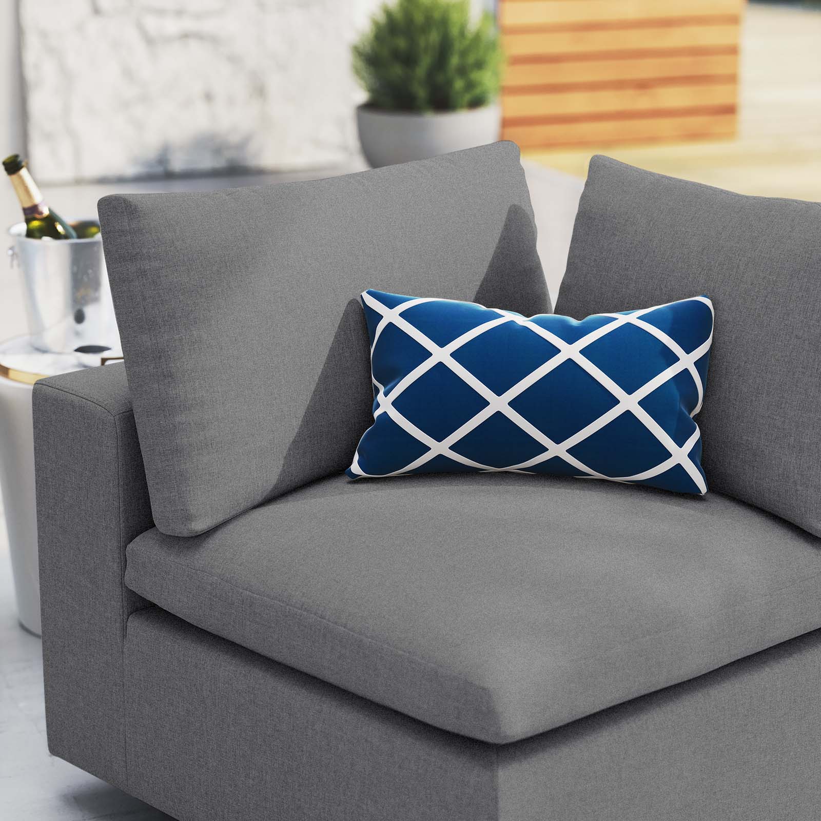 Commix Sunbrella¨ Outdoor Patio Corner Chair by Modway