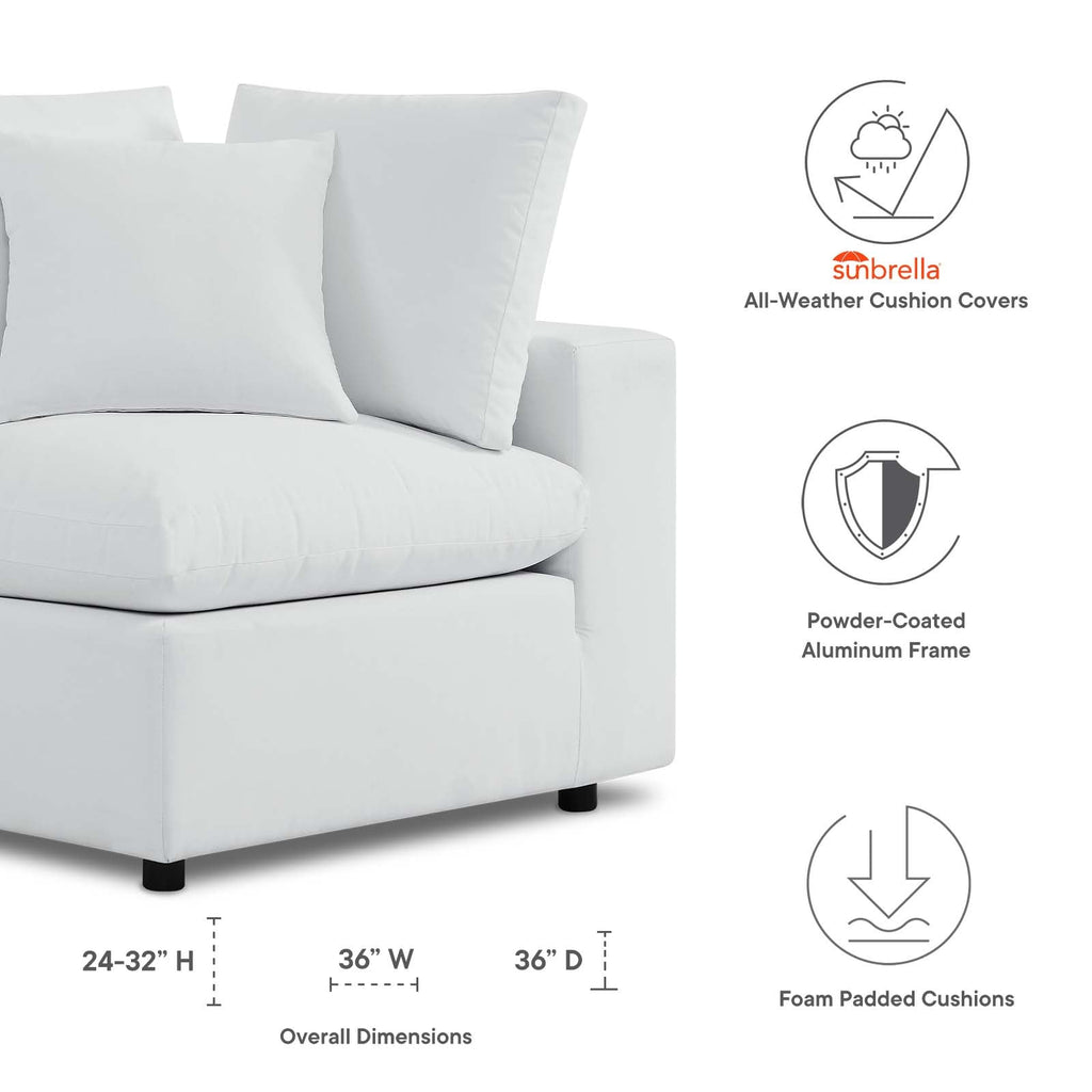 Commix Sunbrella¨ Outdoor Patio Corner Chair by Modway