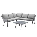 Endeavor Wicker Rattan Outdoor Patio Wicker Rattan Seating Set by Modway
