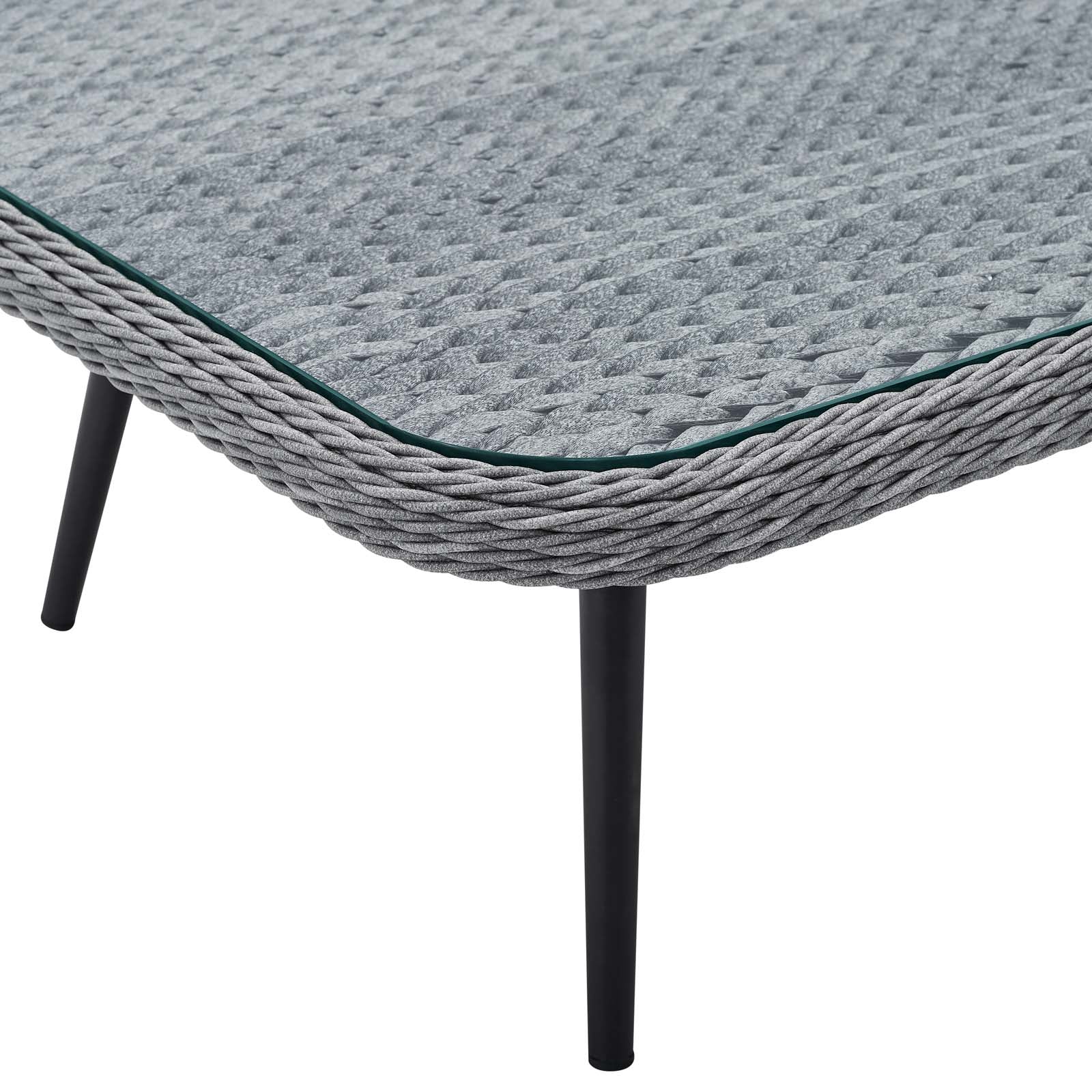 Endeavor Wicker Rattan Outdoor Patio Wicker Rattan Seating Set by Modway