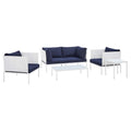 Harmony 5-Piece Sunbrella¨ Outdoor Patio Aluminum Furniture Set by Modway