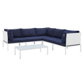 Harmony 6-Piece Sunbrella¨ Outdoor Patio Aluminum Sectional Sofa Set by Modway