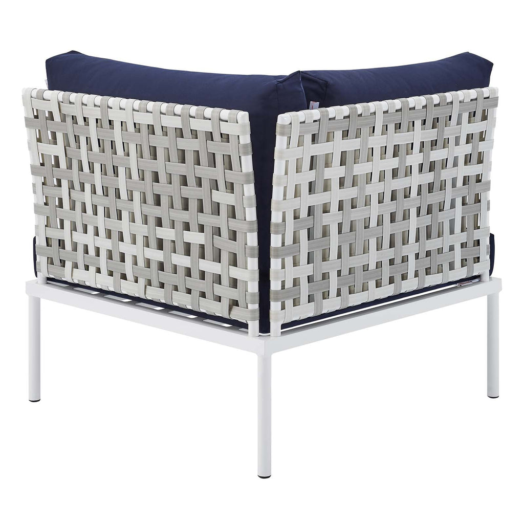 Harmony 6-Piece Sunbrella¨ Basket Weave Outdoor Patio Aluminum Seating Set by Modway