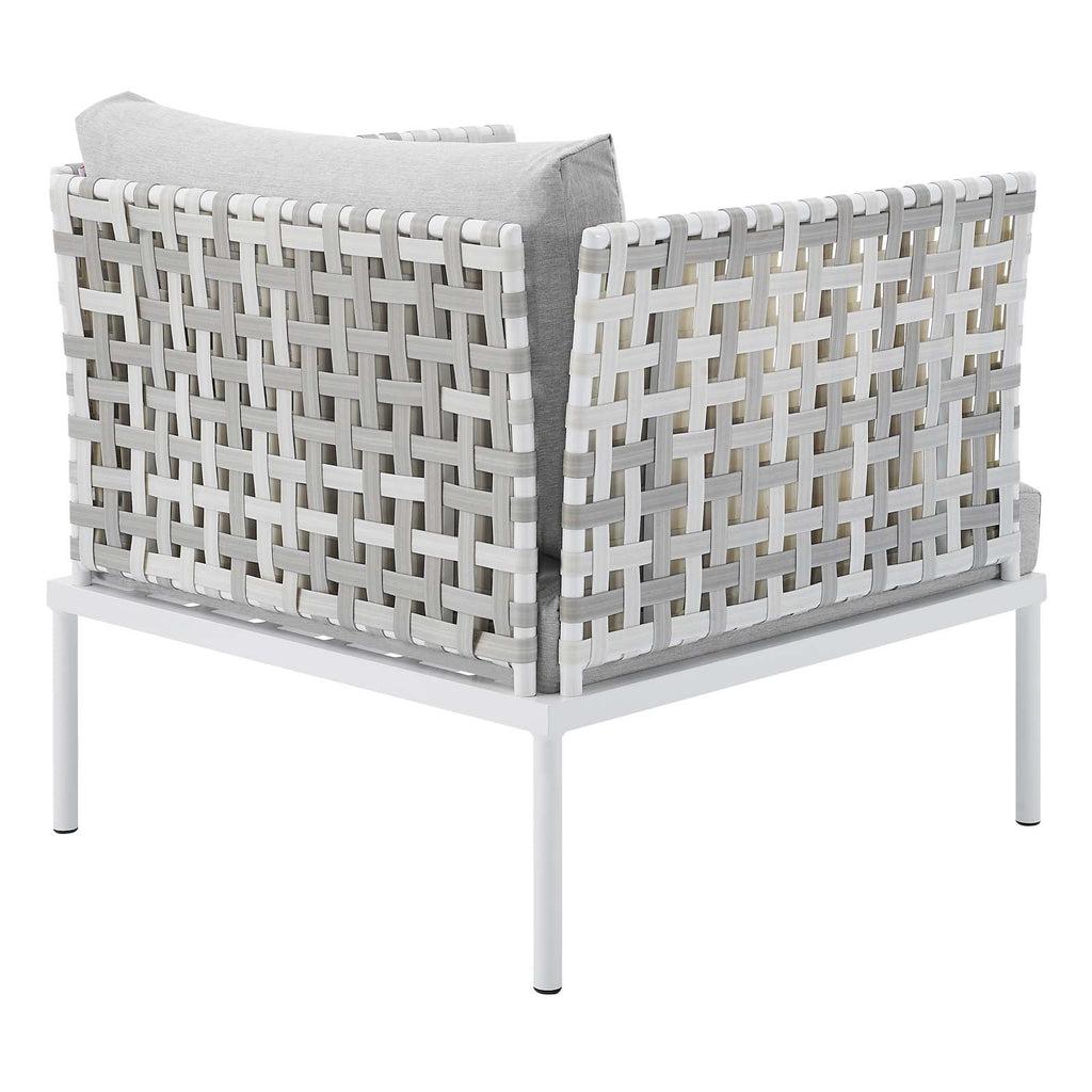 Harmony 7-Piece Sunbrella¨ Basket Weave Outdoor Patio Aluminum Sectional Sofa Set by Modway