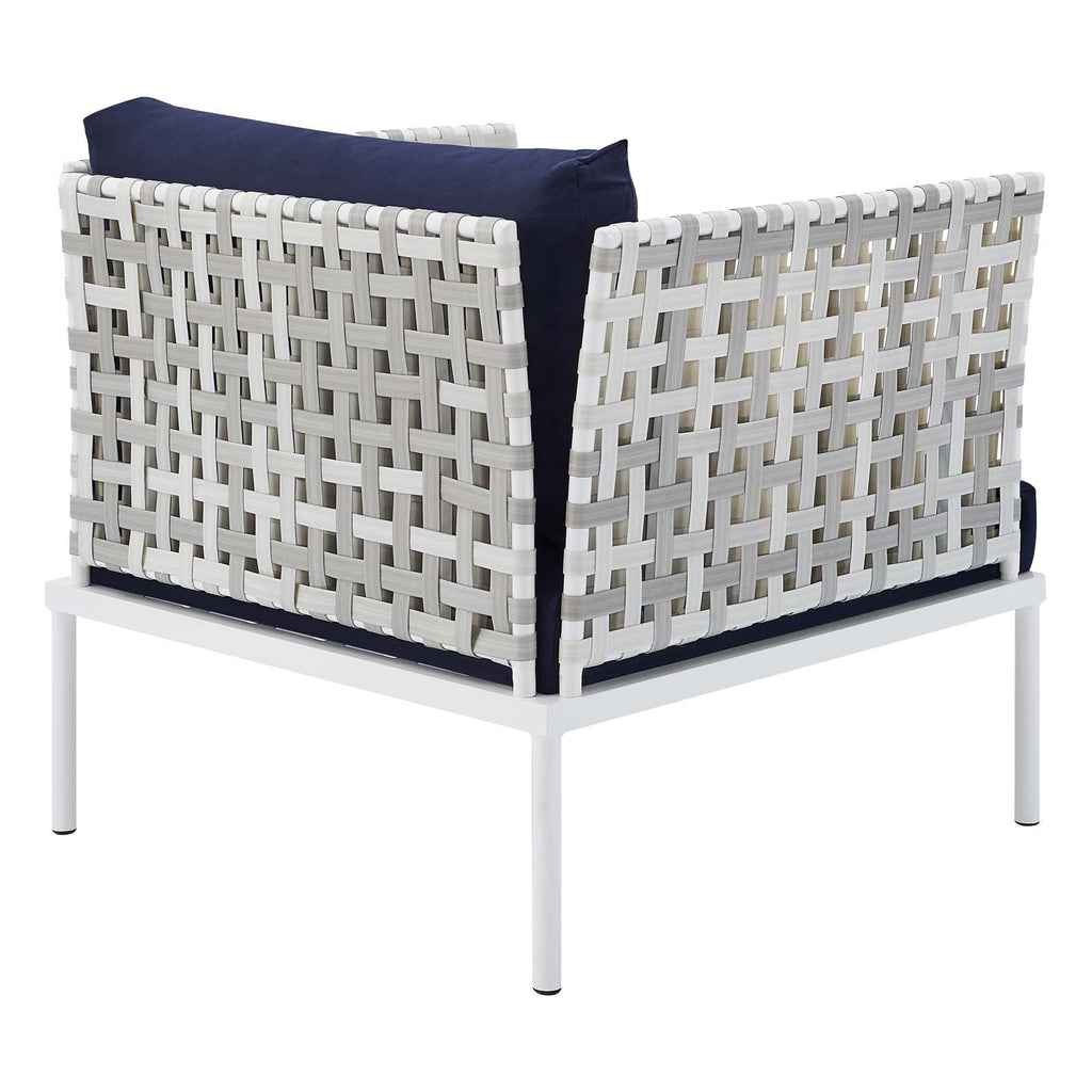 Harmony 7-Piece Sunbrella¨ Basket Weave Outdoor Patio Aluminum Sectional Sofa Set by Modway
